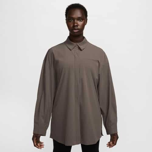 Nike W NK ETC Dri-Fit LS Shirt Woven bei Sport Schuster München