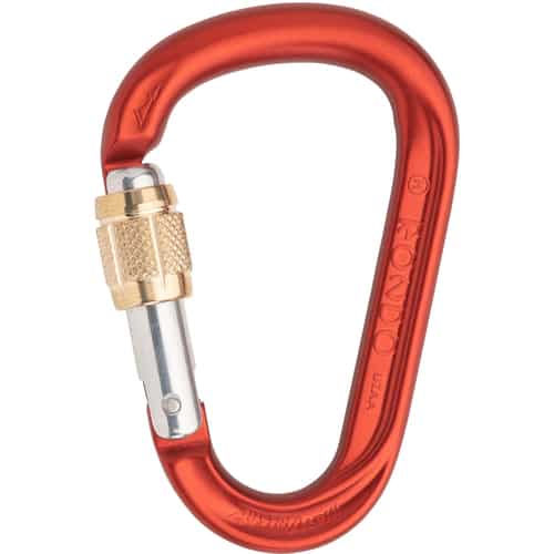 Austrialpin HMS Rondo GI Schraubverschluss mit Messingrolle HMS Karabiner bei Sport Schuster München