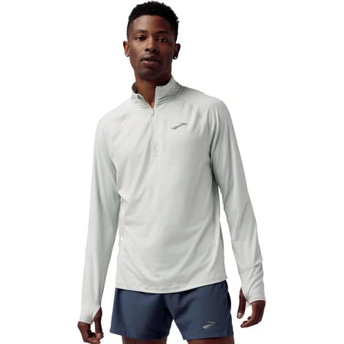 Brooks DASH 1/4 ZIP 3.0  Herren Laufshirt bei Sport Schuster München