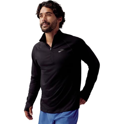 Brooks DASH 1/4 ZIP 3.0  Herren Laufshirt bei Sport Schuster München