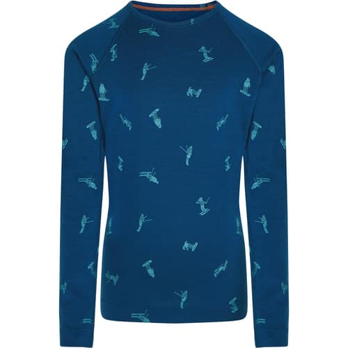 Icebreaker Merino 200 Oasis Crewe Snow Day Funktionsshirt bei Sport Schuster München