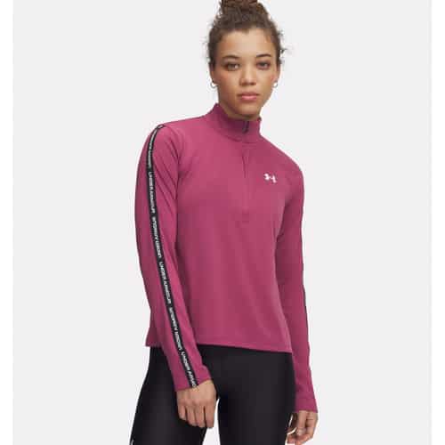 Tech™ Wordmark Tape Half Zip Damen Longsleeve