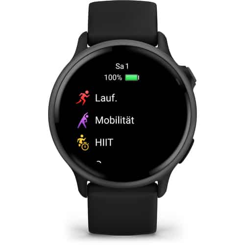 Garmin vívoactive 6 Schwarz/Schiefergrau Sportuhr bei Sport Schuster München
