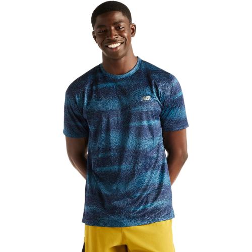 New Balance Athletics Printed  Herren Laufshirt bei Sport Schuster München