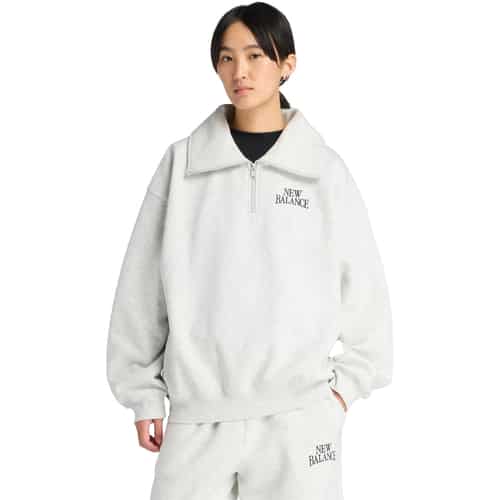 New Balance Linear Heritage Half Zip Damen Sweatshirt bei Sport Schuster München