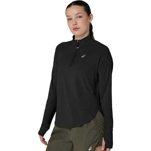 Asics Nagino 1/4 Zip  Damen Laufshirt bei Sport Schuster München