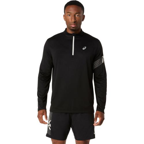 Asics Icon LS 1/2 Zip  Herren Laufshirt bei Sport Schuster München
