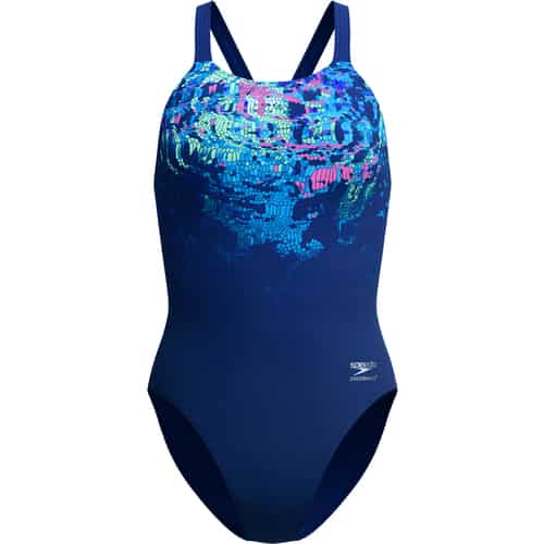 Speedo Female Placement Printed Leaderback Damen Badeanzug bei Sport Schuster München