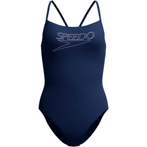 Speedo Endurance+ Logo Thin Strap Damen Badeanzug bei Sport Schuster München