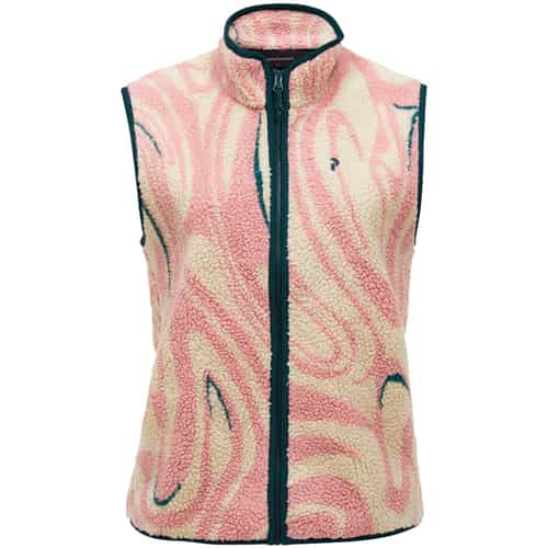 Peak Performance W Graphic Pile Vest Damen Fleeceweste bei Sport Schuster München