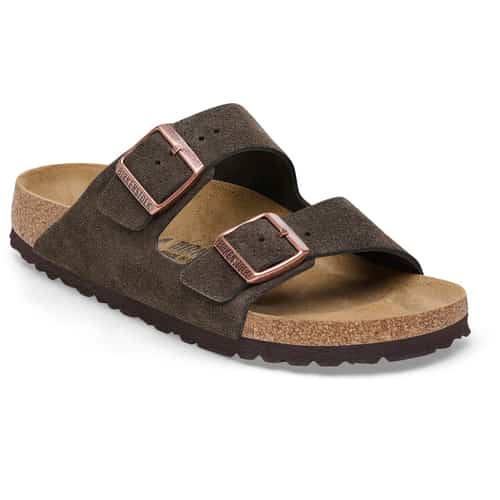 Birkenstock Arizona Veloursleder Schmal Damen Sandalen bei Sport Schuster München