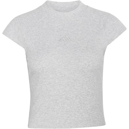 Small Logo Rib Damen T-Shirt
