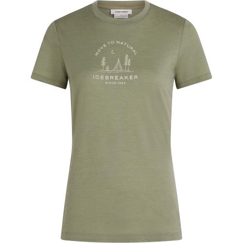 Icebreaker Merino 150 Tech Lite Peaceful Pass Damen T-Shirt bei Sport Schuster München
