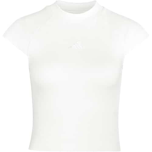 adidas Kit Small Logo Rib Damen T-Shirt bei Sport Schuster München