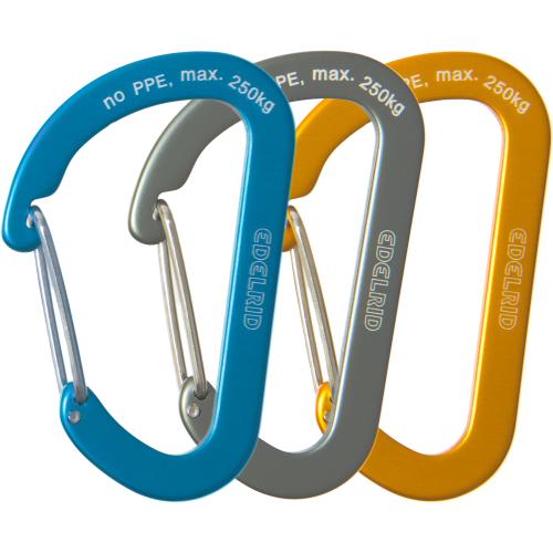 Edelrid 3er-Set Aranya Materialkarabiner bei Sport Schuster München