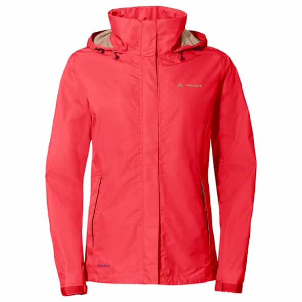 Vaude Escape Light Jacke Damen Wanderjacke (Hellrot 36 D) Wanderbekleidung