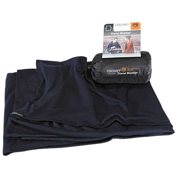 Cocoon Blanket Merino Wool/Seide Deckenschlafsack (Anthrazit One Size)