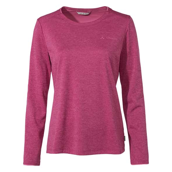 Vaude Essential Langarmshirt Damen Longsleeve (Pink 40 D) Kletterbekleidung