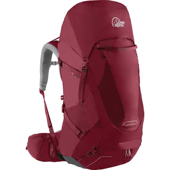 Lowe Alpine Manaslu ND 50:65 Damen (Dunkelrot one size) Trekkingrucksäcke