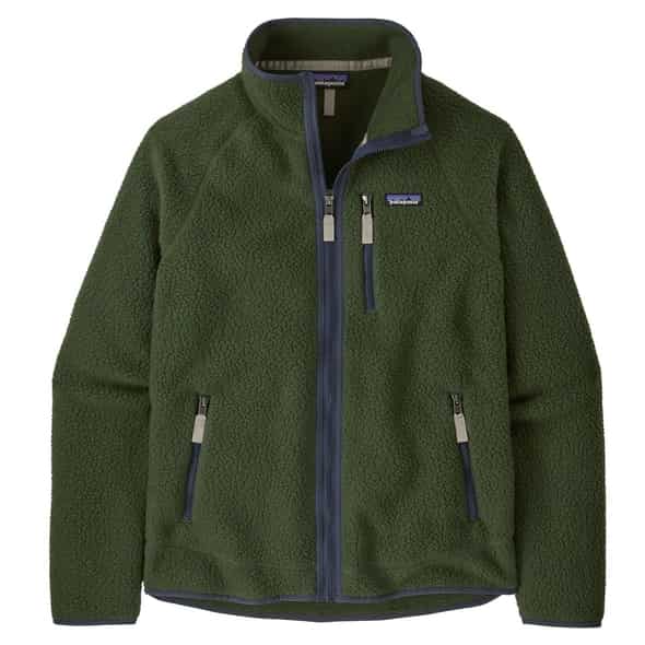 Patagonia Ms Retro Pile Jkt Herren Fleecejacke (Dunkelgrün S ) Wanderbekleidung