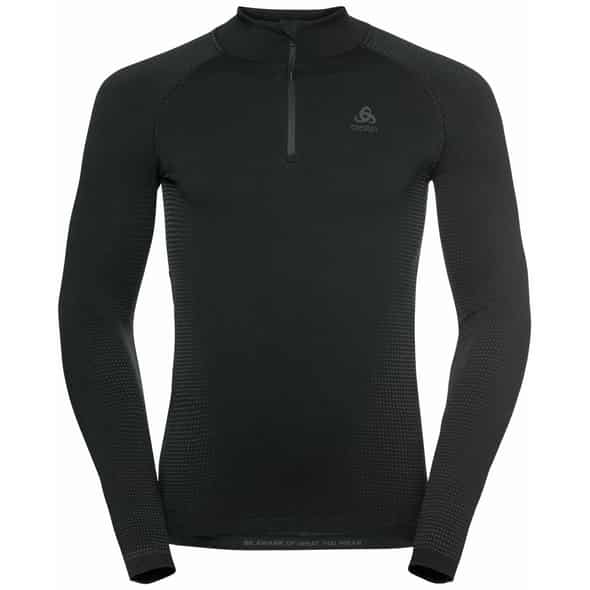 Odlo Performance Warm ECO Bl Top Turtle Nack L/S M Herren Funktionsshirt (Schwarz XXL ) Skibekleidung