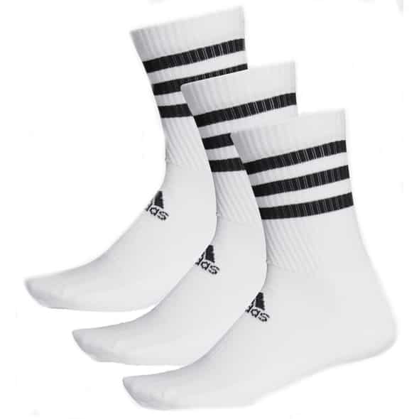 3 Stripes Cush Crew Socks 3P Socken Weiß_000__WHITE/WHITE/WHITE | XXL