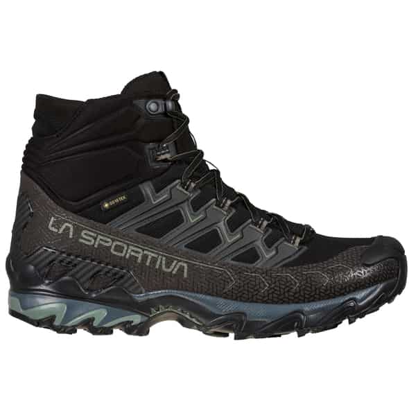 La Sportiva Ultra Raptor II Mid Wide GTX Herren Multifunktionsschuhe (Schwarz 46 EU)  Typ AB (Leichtwanderstiefel) Trekk