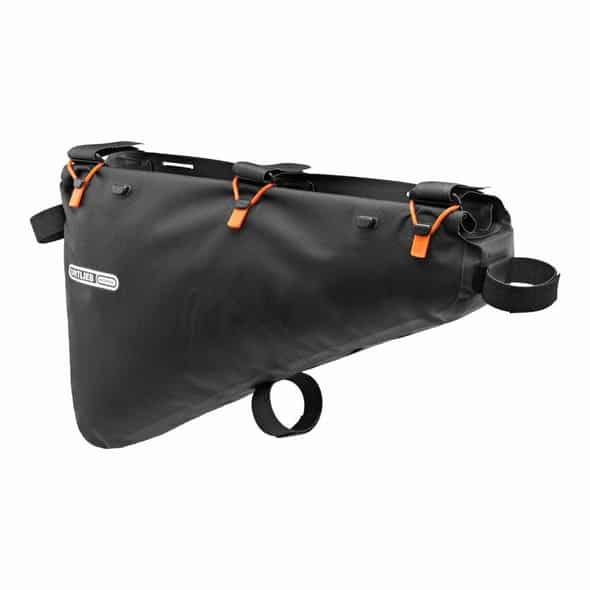 Ortlieb Frame-Pack Rolltop 6L Fahrradtasche (Schwarz One Size) Fahrradtaschen