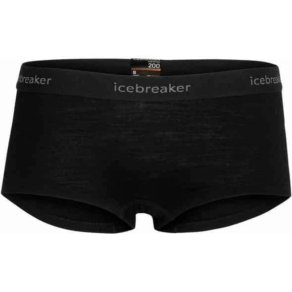 Icebreaker W 200 Oasis Boy Shorts Damen (Schwarz L ) Expeditionsbekleidung