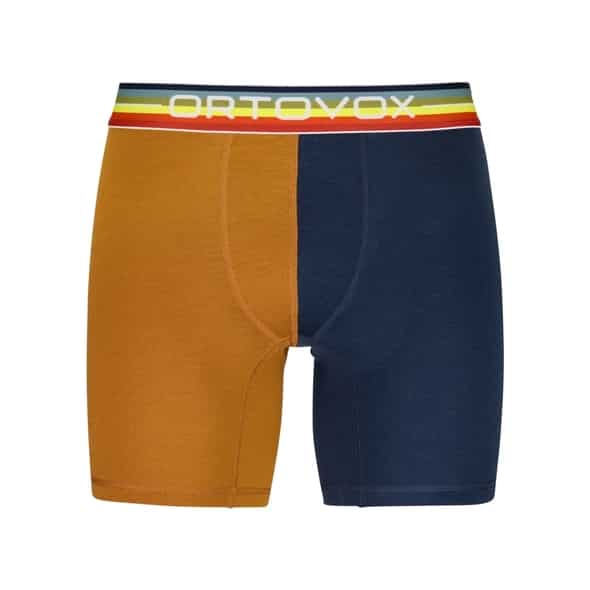 Ortovox 185 Rock'n'Wool Boxer M Herren Funktionsunterhose (Dunkelblau ) Unterhosen