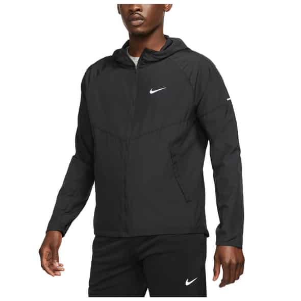 Nike M NK Repel Miler Jacke Herren Laufjacke (Schwarz XL ) Laufjacken