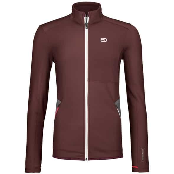 Ortovox Fleece Jacke W Damen (Dunkelrot M ) Kletterbekleidung