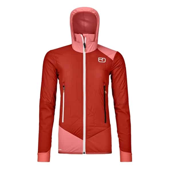 Ortovox Swisswool Col Becchei Hybrid Jacke W Damen (Orange XS ) Wanderbekleidung