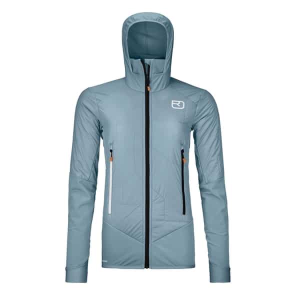 Ortovox Swisswool Col Becchei Hybrid Jacke W Damen (Hellgrau XS ) Wanderbekleidung