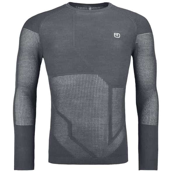 Ortovox Merino Thermovent LS-Shirt M Herren Funktionsunterhemd (Anthrazit XXL ) Kletterbekleidung