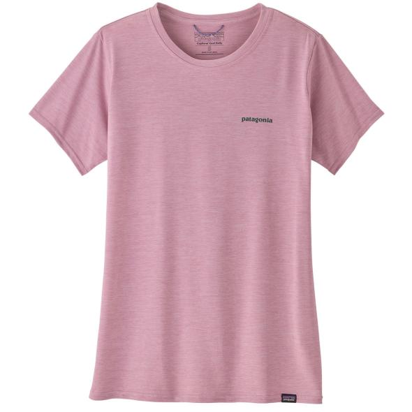 W's Cap Cool Daily Graphic Shirt Waters Damen T-Shirt Rosa_BOARDSHORT LOGO MILKWEED MAUVE | L