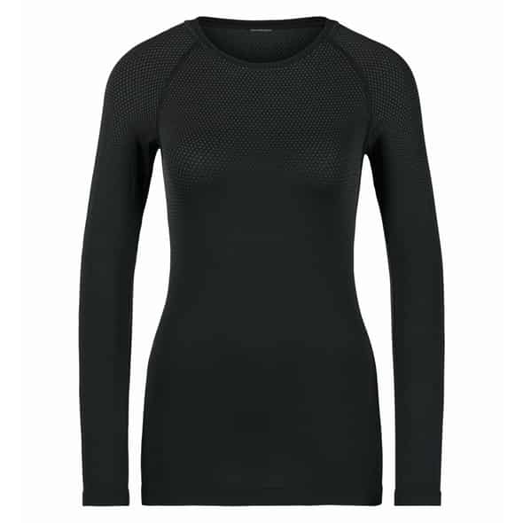 Odlo Performance Light Bl Top Crew Neck L/S W Damen (Schwarz M ) Langlaufbekleidung