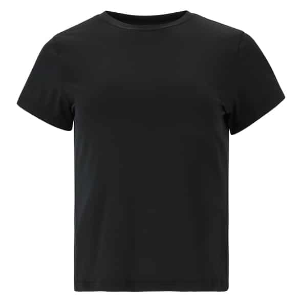 Almi W S/S Tee Damen T-Shirt Schwarz_BLACK | 40