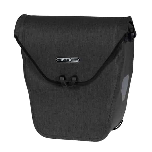 Ortlieb Velo-Shopper QL2 1 ebony Fahrradtasche (Schwarz One Size) Fahrradtaschen