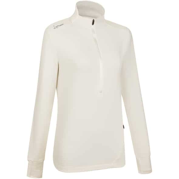 LaMunt NORA LONG SLEEVE ZIP TEE Damen (Weiß 34) Skitourenbekleidung