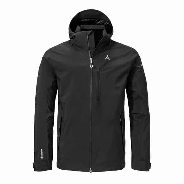 Schöffel 2L Jacke Gaschurn GORE-TEX ePE Herren Wanderjacke (Schwarz 54) Wanderbekleidung