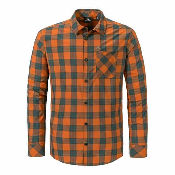 Schöffel Shirt Sobra M Herren (Orange 48 D) Hemden