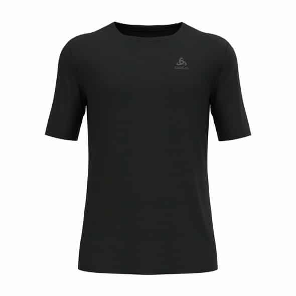 Odlo Merino 200 Bl Top Crew Neck S/S M Herren (Schwarz XXL ) Skitourenbekleidung