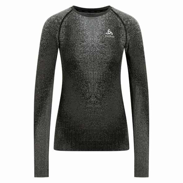 Odlo Blackcomb ECO Bl Top Crew Neck L/S W Damen (Schwarz S ) Skitourenbekleidung