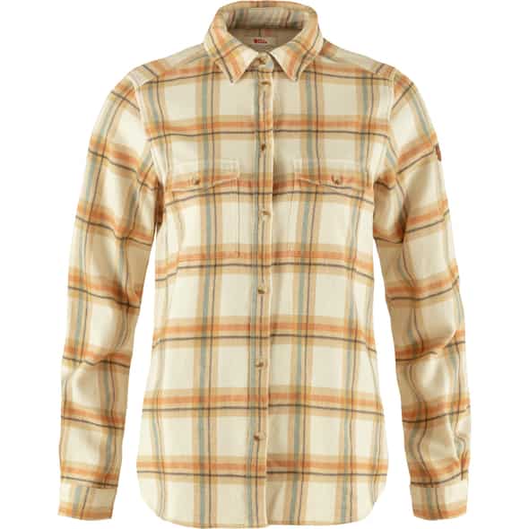 Fjällräven Övik Heavy Flannel Shirt W Damen (Beige S ) Blusen