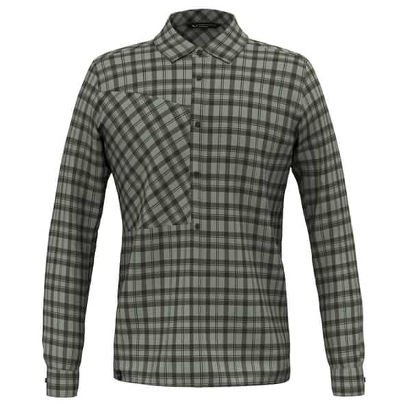 Salewa Fanes Flannel 5PL M L/S Shirt Herren (Oliv XL ) Skiunterwäsche