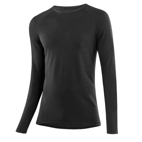 Löffler Transtex Merino L/S Shirt M Herren (Schwarz 48 D) Fitnessbekleidung