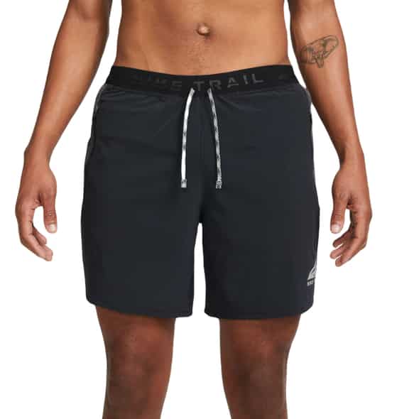 Nike M NK Dri-Fit Trail Second Sunrise 7BF Short Herren (Schwarz S) Laufshorts