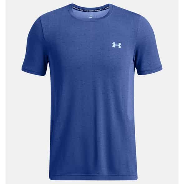 Under Armour Vanish Seamless SS Herren (Blau M ) T-Shirts