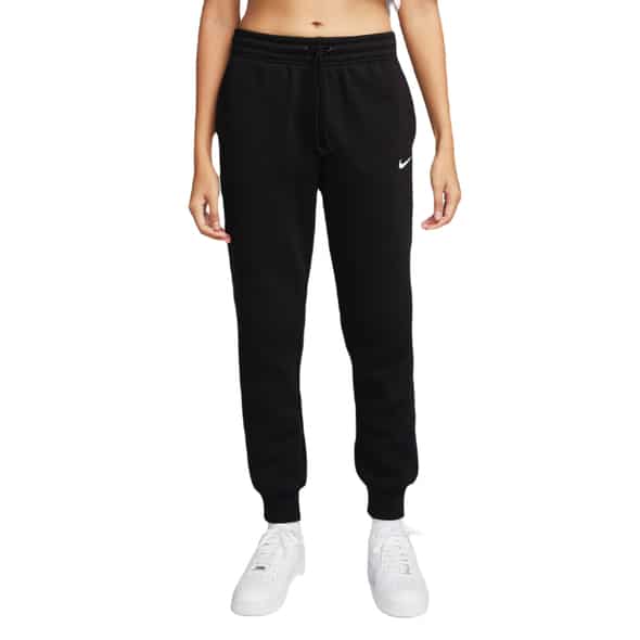 Nike W NSW Phoenix Fleece MR Pant STD Damen (Schwarz XL)